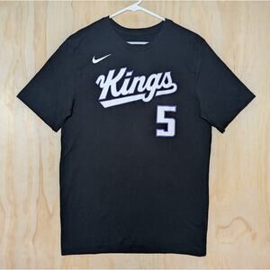 Nike Men's Medium De'Aaron Fox Sacramento Kings Black Shirt NBA #5